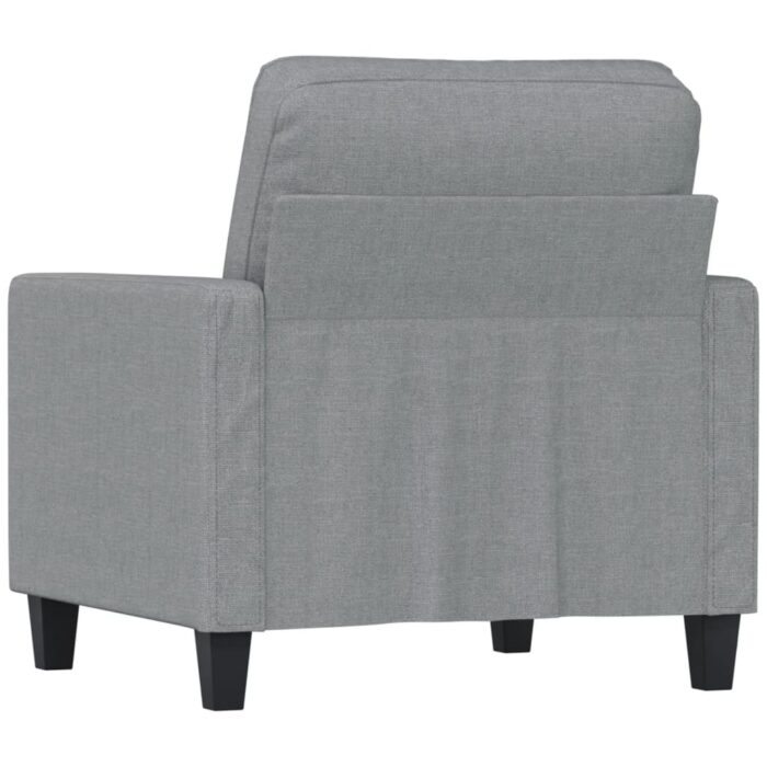 Fauteuil Gris clair 60 cm Tissu – Image 3