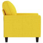 Fauteuil Jaune clair 60 cm Tissu – Image 2