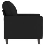 Fauteuil Noir 60 cm Velours – Image 2