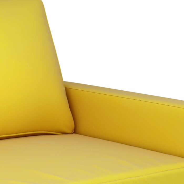 Fauteuil Jaune 60 cm Velours – Image 4