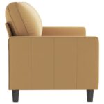 Canapé à 3 places Marron 180 cm Velours – Image 2
