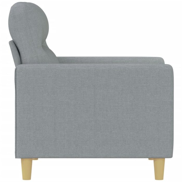 Fauteuil Gris clair 60 cm Tissu – Image 2