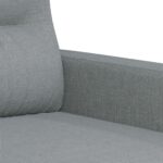Fauteuil Gris clair 60 cm Tissu – Image 4