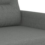 Fauteuil Gris foncé 60 cm Tissu – Image 4