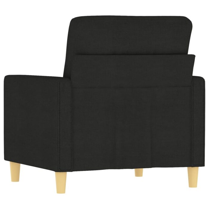 Fauteuil Noir 60 cm Tissu – Image 3