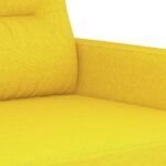 Fauteuil Jaune clair 60 cm Tissu – Image 4