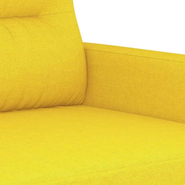 Fauteuil Jaune clair 60 cm Tissu – Image 4