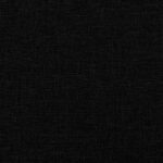 Canapé à 2 places Noir 120 cm Tissu – Image 5