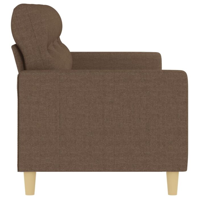 Canapé à 3 places Marron 180 cm Tissu – Image 2