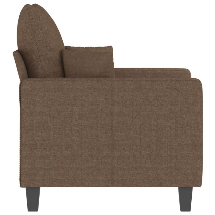 Fauteuil Marron 60 cm Tissu – Image 2