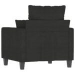 Fauteuil Noir 60 cm Tissu – Image 3