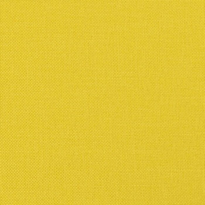 Canapé à 2 places Jaune clair 120 cm Tissu – Image 5