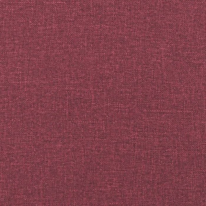 Canapé à 2 places Rouge bordeaux 120 cm Tissu – Image 5