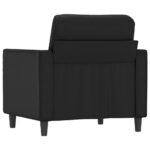 Fauteuil Noir 60 cm Similicuir – Image 3