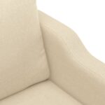 Fauteuil Crème 60 cm Tissu – Image 4