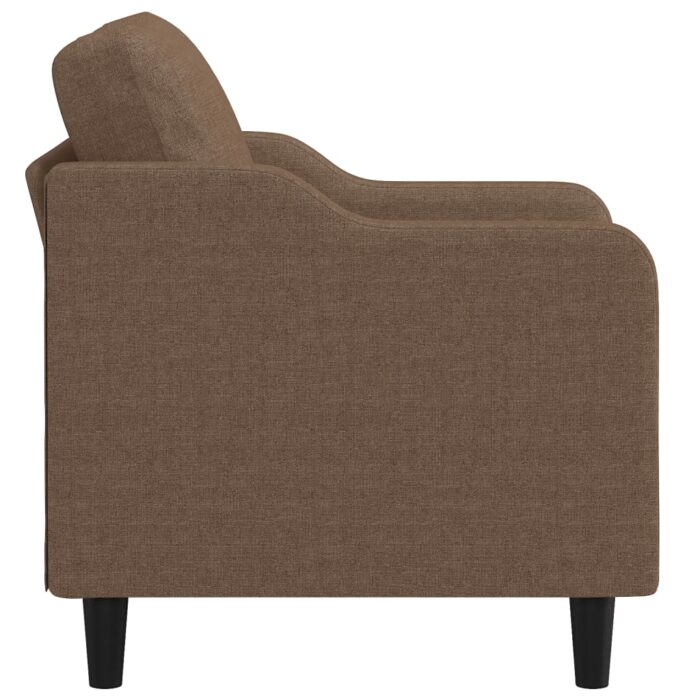 Fauteuil Marron 60 cm Tissu – Image 2