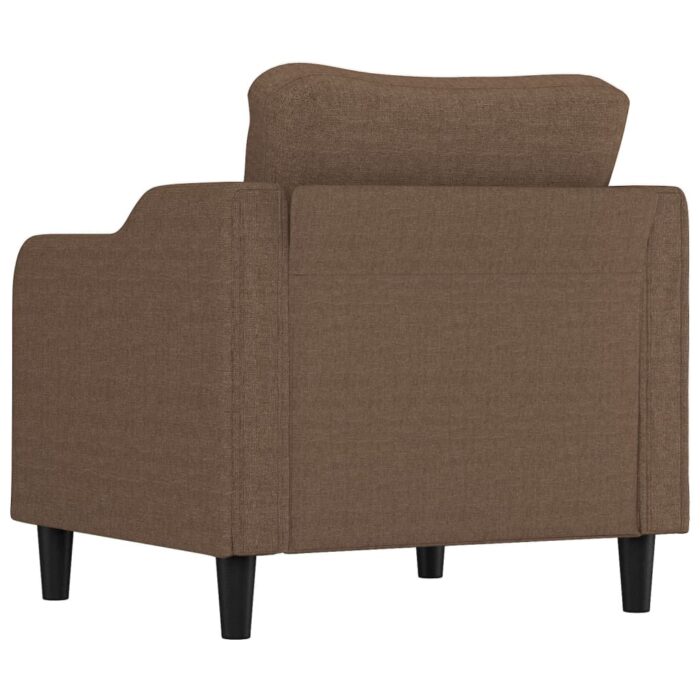 Fauteuil Marron 60 cm Tissu – Image 3