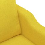 Fauteuil Jaune clair 60 cm Tissu – Image 4