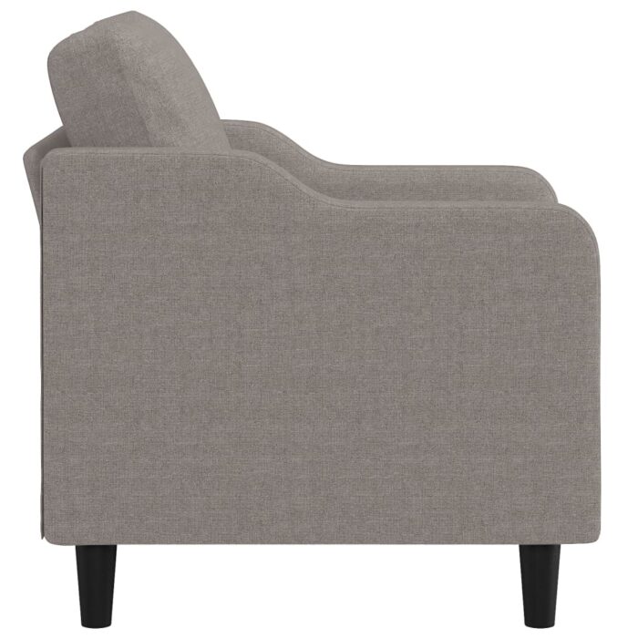 Fauteuil Taupe 60 cm Tissu – Image 2