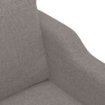 Fauteuil Taupe 60 cm Tissu – Image 4