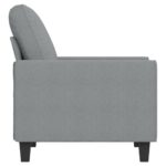 Fauteuil Gris clair 60 cm Tissu – Image 2