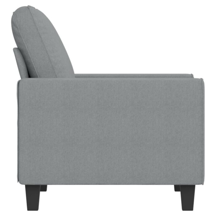 Fauteuil Gris clair 60 cm Tissu – Image 2