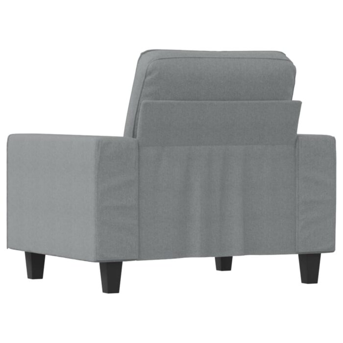 Fauteuil Gris clair 60 cm Tissu – Image 3