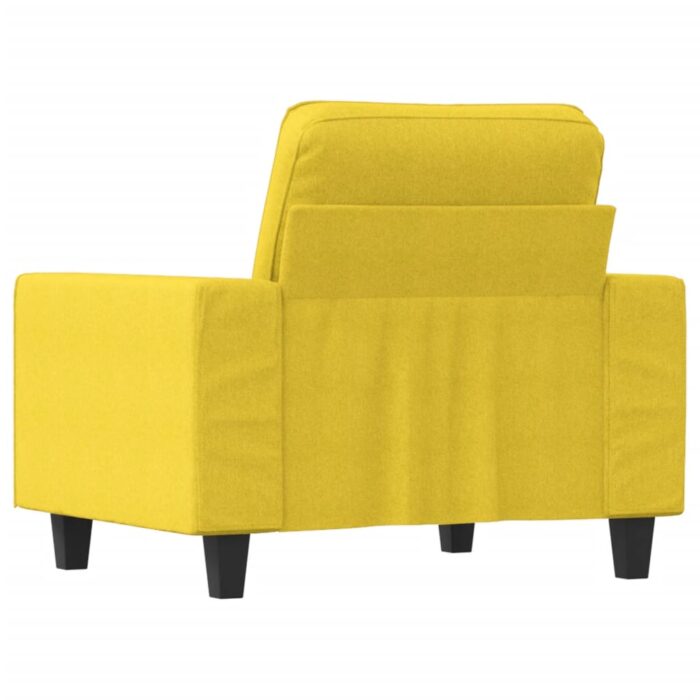 Fauteuil Jaune clair 60 cm Tissu – Image 3