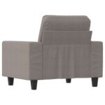 Fauteuil Taupe 60 cm Tissu – Image 3