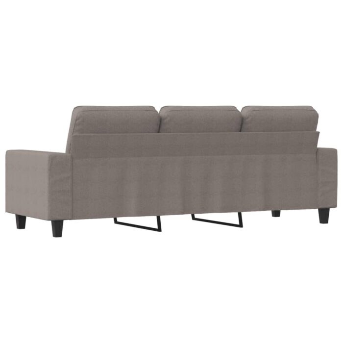 Canapé à 3 places Taupe 180 cm Tissu – Image 3