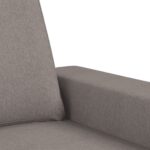 Canapé à 3 places Taupe 180 cm Tissu – Image 4