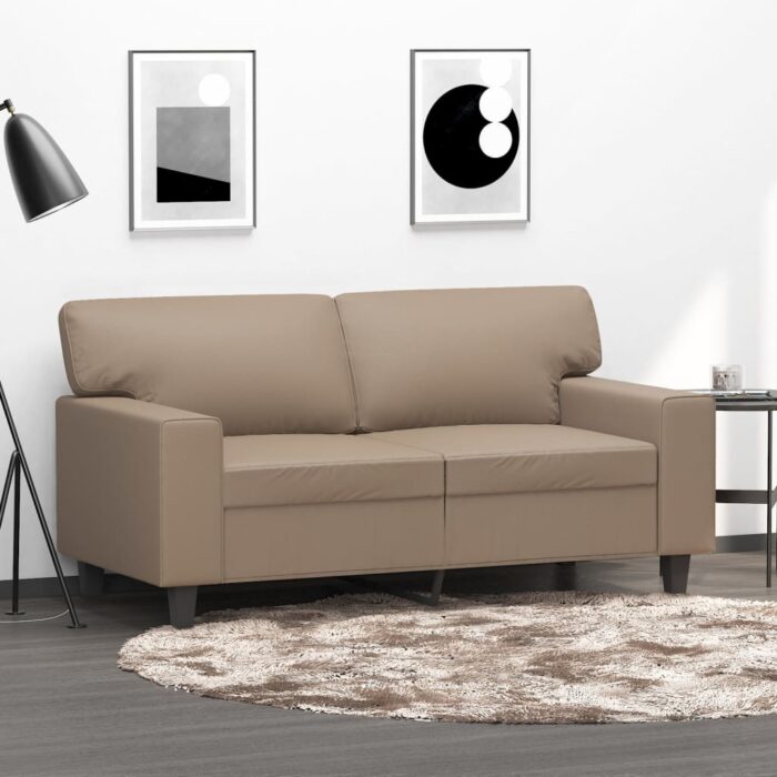 VXL8721012141421_m_en_hd_1.jpg Canapé à 2 places Cappuccino 120 cm Similicuir – Image 1
