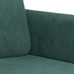 Fauteuil Vert foncé 60 cm Velours – Image 4