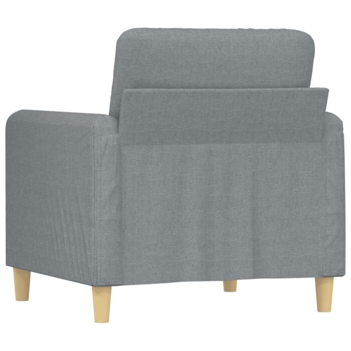 Fauteuil Gris clair 60 cm Tissu – Image 3