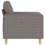 Fauteuil Taupe 60 cm Tissu – Image 2