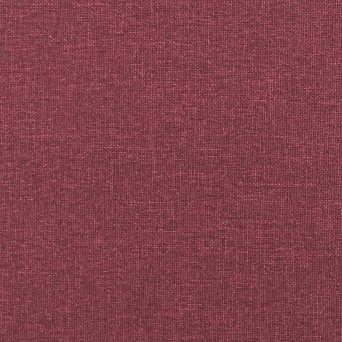Canapé à 2 places Rouge bordeaux 120 cm Tissu – Image 5