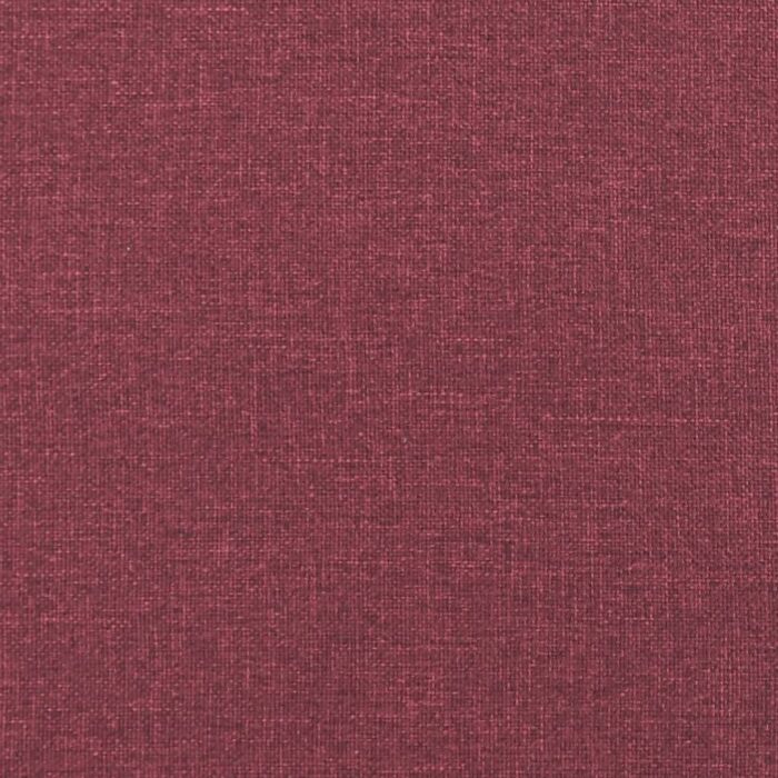Canapé à 2 places Rouge bordeaux 140 cm Tissu – Image 5
