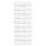 Serviettes de visage de qualité supérieure SOLUND 10 pcs blanc
