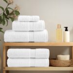 Serviettes de visage de qualité supérieure SOLUND 10 pcs blanc – Image 2