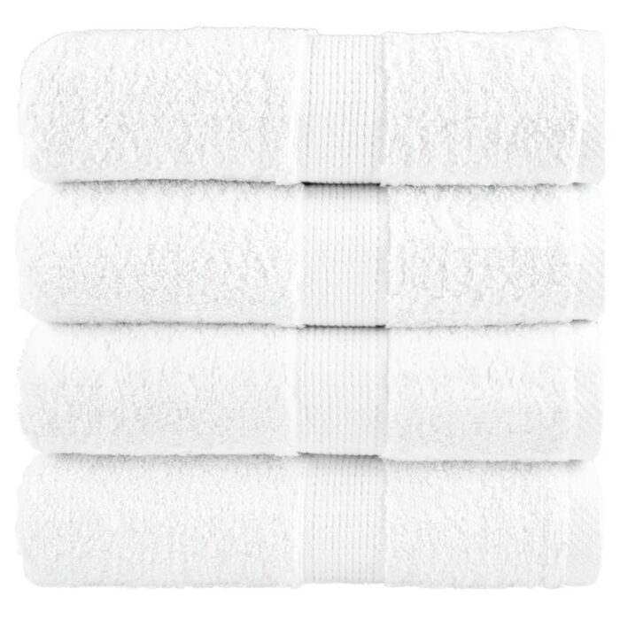 Serviettes d'invité de qualité supérieure SOLUND 4 pcs blanc – Image 1