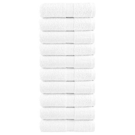 Serviettes d'invité de qualité supérieure SOLUND 10 pcs blanc