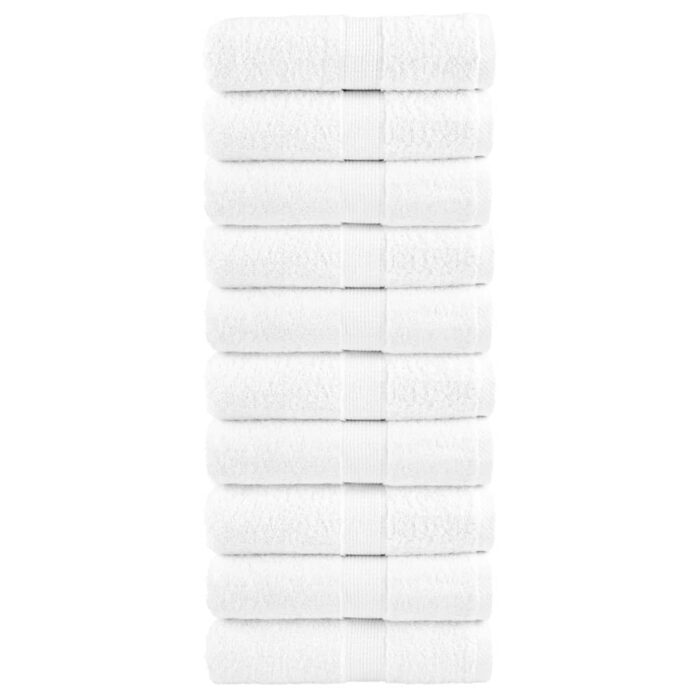 Serviettes d'invité de qualité supérieure SOLUND 10 pcs blanc – Image 1