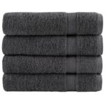 Essuie-mains de qualité supérieure SOLUND 4 pcs anthracite