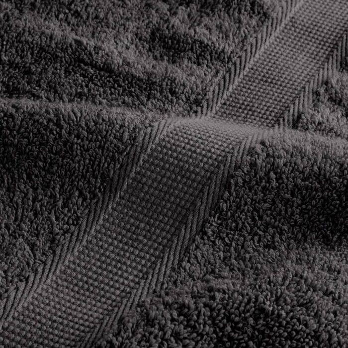 Serviettes de douche de qualité sup. SOLUND 2 pcs anthracite – Image 6