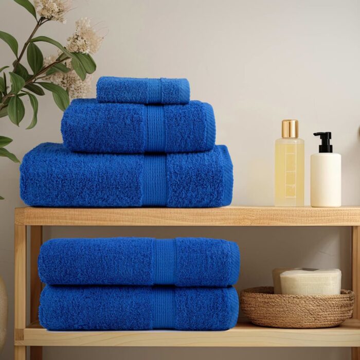 Serviettes de douche de qualité supérieure SOLUND 2 pcs bleu – Image 2
