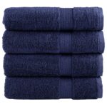 Essuie-mains de qualité supérieure SOLUND 4 pcs bleu marine