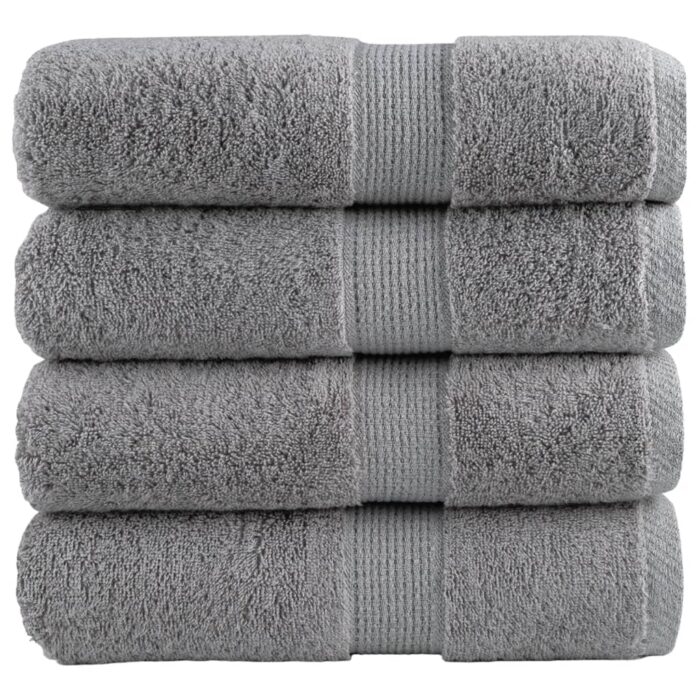 Serviettes d'invité de qualité supérieure SOLUND 4 pcs gris – Image 1