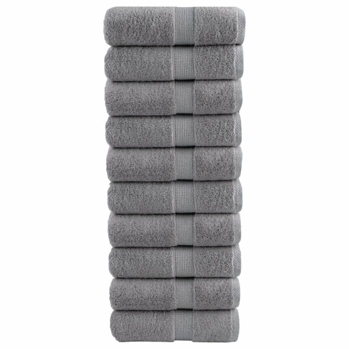 Serviettes d'invité de qualité supérieure SOLUND 10 pcs gris – Image 1