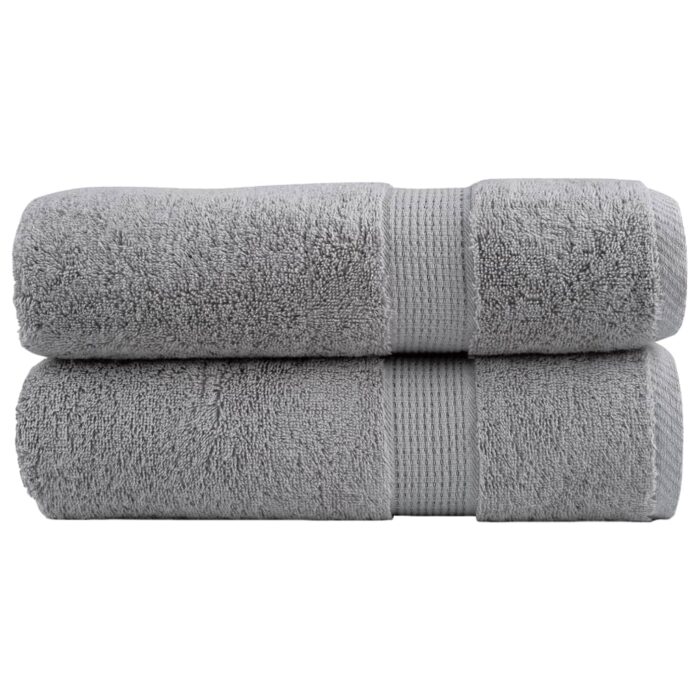 Essuie-mains de qualité supérieure SOLUND 2 pcs gris 600 g/m² – Image 1