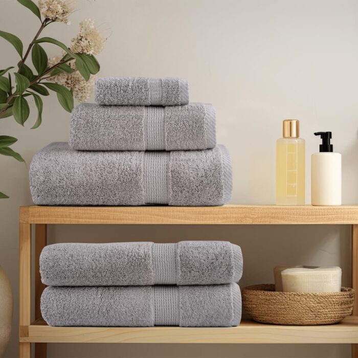 Essuie-mains de qualité supérieure SOLUND 2 pcs gris 600 g/m² – Image 2